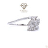 Round Cut Diamond Ring In Marquise Shape Design - Cheriva Jewels