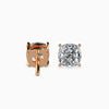 Unique Cushion Cut Lab Diamond Solitaire Earrings - Cheriva Jewels