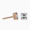 Asscher Cut Lab Diamond Solitaire Stud earrings - Cheriva Jewels