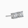 Asscher Cut Lab Diamond Solitaire Stud earrings - Cheriva Jewels