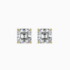 Asscher Cut Lab Diamond Solitaire Stud earrings - Cheriva Jewels