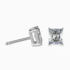Fancy Radiant Cut Lab Diamond Stud Earring - Cheriva Jewels
