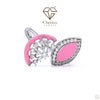 Toi Et Moi Pink Pear Shape lab Diamond Ring - Cheriva Jewels