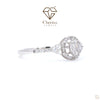 Vintage Style Round Cut Diamond Promise Ring - Cheriva Jewels