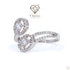 1 Ct Toi Et Moi Lab Grown Diamond Engagement Ring - Cheriva Jewels