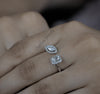Emerald Cut Lab Diamond Toi Et Moi Engagement Ring - Cheriva Jewels