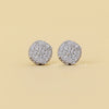 Handcrafted Pave setting Round Diamond Stud Earrings - Cheriva Jewels