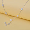 14K White Gold Baguette Diamond Necklace - Cheriva Jewels