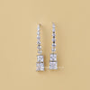 Princess Cut Lab Grown Diamond Drop Earring - Cheriva Jewels