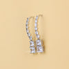 Princess Cut Lab Grown Diamond Drop Earring - Cheriva Jewels