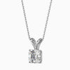 Diamond pendant on a white background