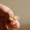 eternity band with lab grown diamond.