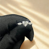 Heart Shaped Diamond Ring in Pave Setting