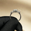 IGI certified three stone engagement ring.