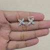 Marquise Diamond Stud Earrings - Lab Grown Diamond Tiny Flower Studs