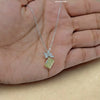 2.35 CT Marquise & Radiant Cut Diamond Pendant Necklace