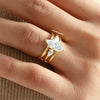 Vintage Engagement Ring with Marquise Cut Diamond Beauty