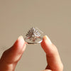 snow flake diamond ring designed using lab grown diamond.